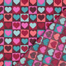 Popelina bawełniana serca w kratę | Poppy Fabrics – burgund,  thumbnail number 4