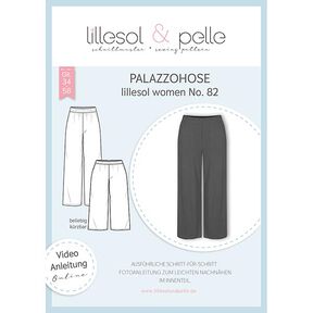 spodnie palazzo | Lillesol & Pelle No. 82 | 34-58, 