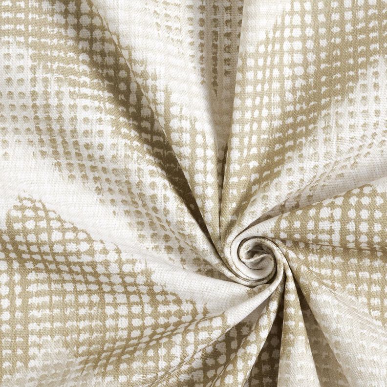 Tkanin dekoracyjna Half panama chevron – naturalny/wydma,  image number 3