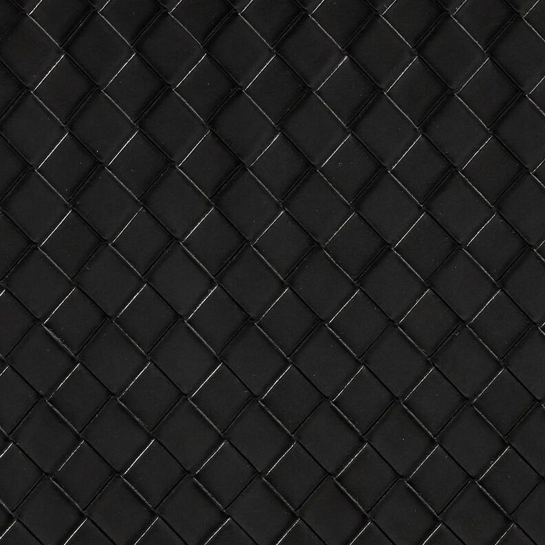 Sztuczna skóra plecionka | Katia Fabrics – czerń,  image number 1