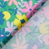 Bawełna powlekana pastelowe kwiaty | Poppy Fabrics – trawiasta zieleń/róż,  thumbnail number 5