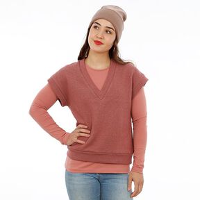 FRAU ULLI – krótka kamizelka z dekoltem w szpic, Studio Schnittreif | XS - XXL, 