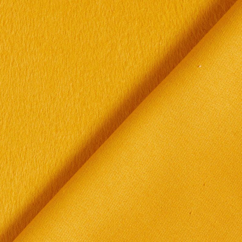 Materiał na płaszcze z chropowaceniem – żółty curry, image number 3