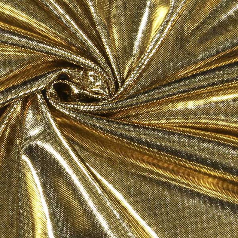 Tkanina dekor métalliqueacyjna lama – złoto metaliczny,  image number 2