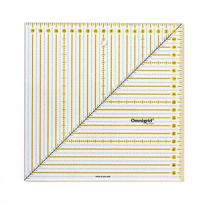 Linijka do patchworku kwadratowa [ Wymiary: 20 x 20 cm ] | Prym, 