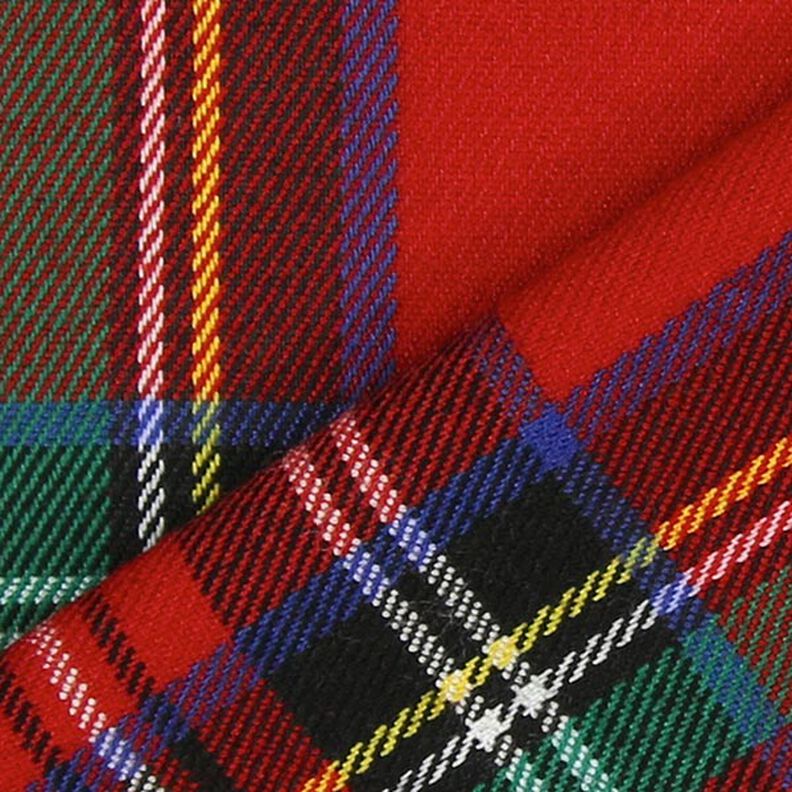 Szkocka krata Tartan kratka duża – czerwień,  image number 3