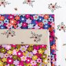 Dżersej bawełniany kolorowe kwiaty | Poppy Fabrics – winogronowy,  thumbnail number 5