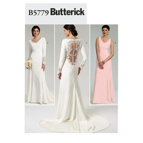 Suknia ślubna, Butterick 5779|38 - 46, 