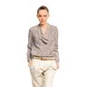 Tkanina wiskozowa kwietna łąka – jasnoniebieski jeans/czerń,  thumbnail number 6