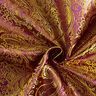 Żakard odzieżowy metaliczny wzór Paisley – lilia/złoto,  thumbnail number 4