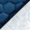 Tkanina tapicerska pikowany aksamit plaster miodu – granat,  thumbnail number 4