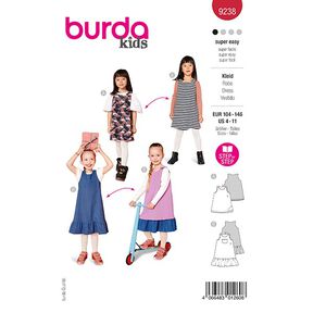 Sukienka | Burda 9238 | 104-146, 