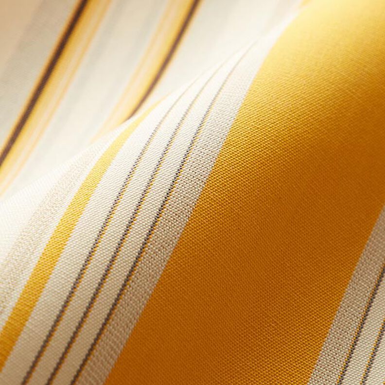 Tkanina na markizy melanżowe paski – żółć/jasnoszary,  image number 3