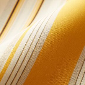 Tkanina na markizy melanżowe paski – żółć/jasnoszary, 