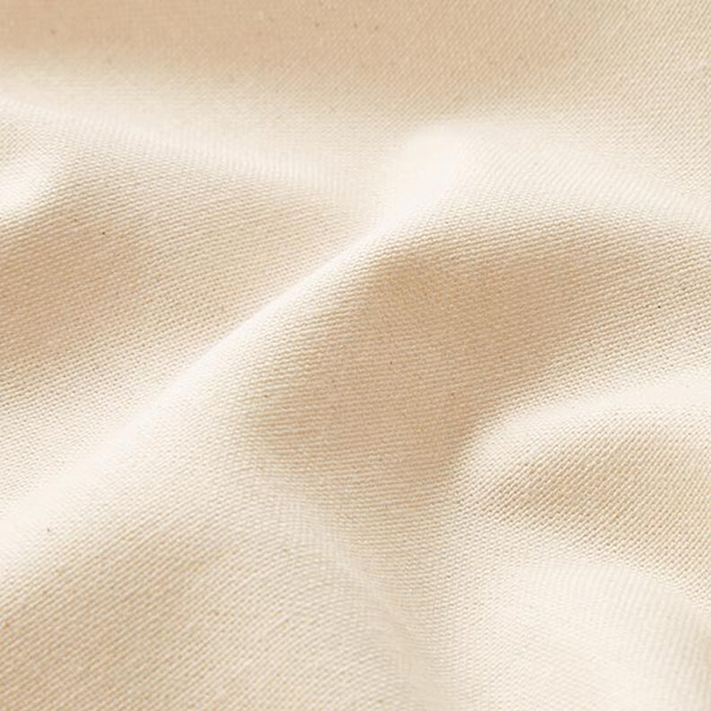 Tkanina dekoracyjna half panama chambray z recyklingu – naturalny,  image number 2