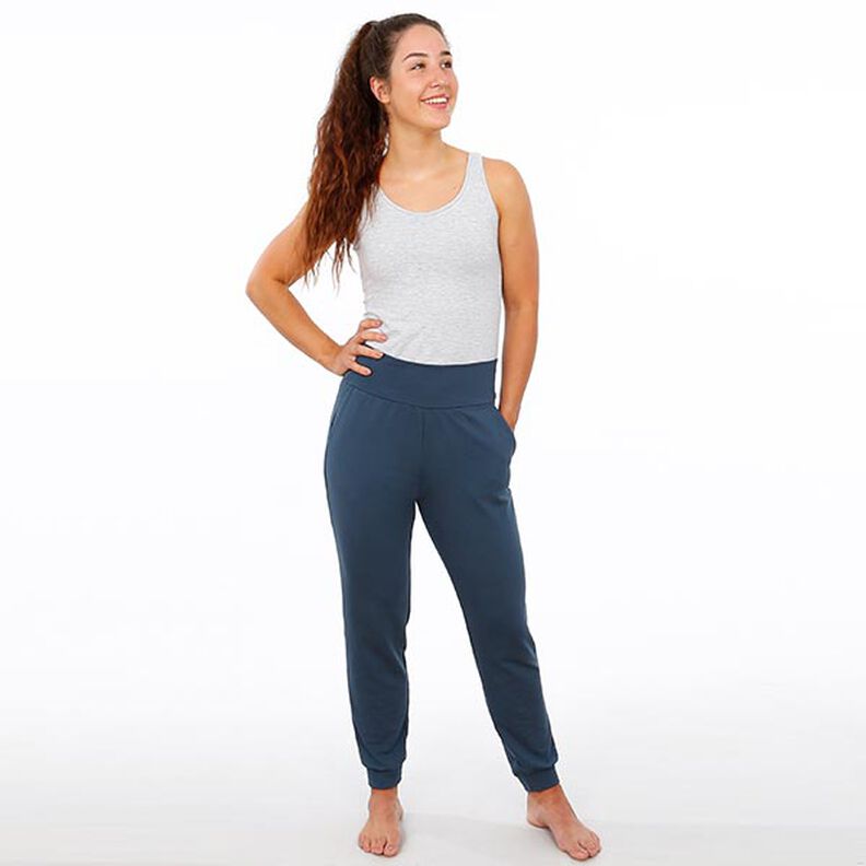 FRAU NELLI – spodnie dresowe za kostkę z szerokim pasem, Studio Schnittreif | XS - XXL,  image number 2