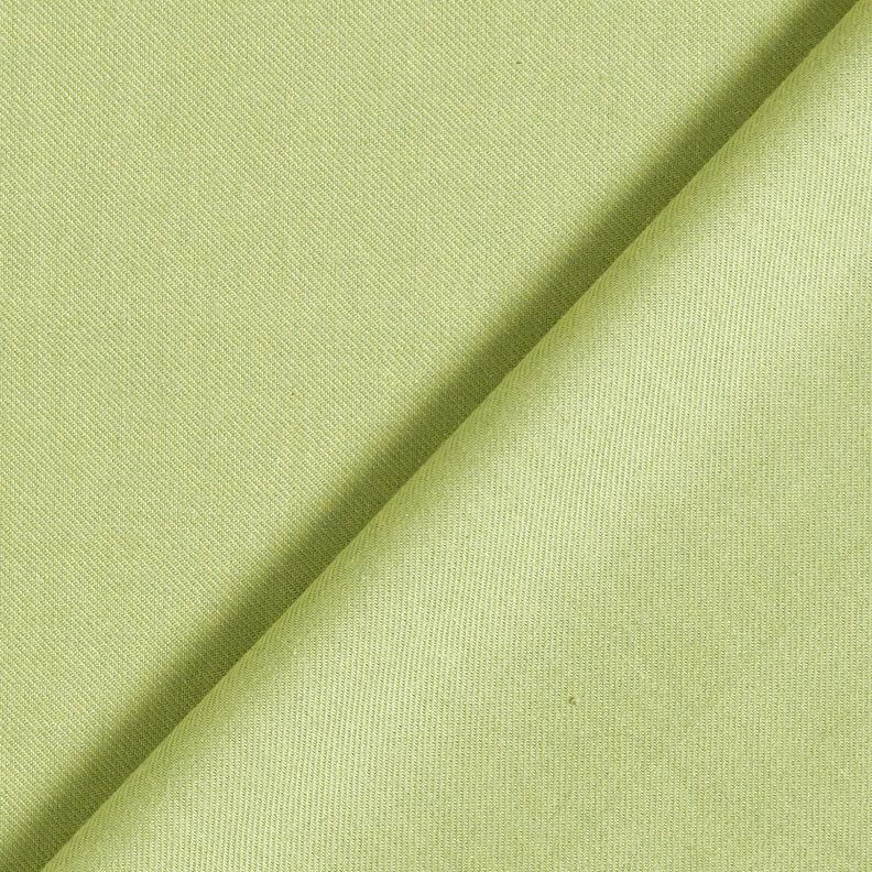 Tkanina na bluzki z mieszanki bawełny z wiskozą, jednokolorowa – jasna zieleń,  image number 3