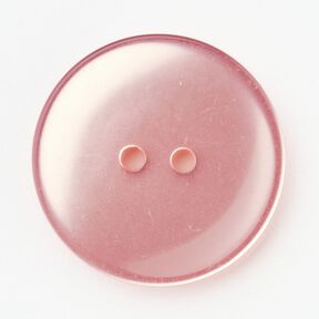 Guzik 2-dziurkowy błyszczący [Ø 25 mm] – róż, 