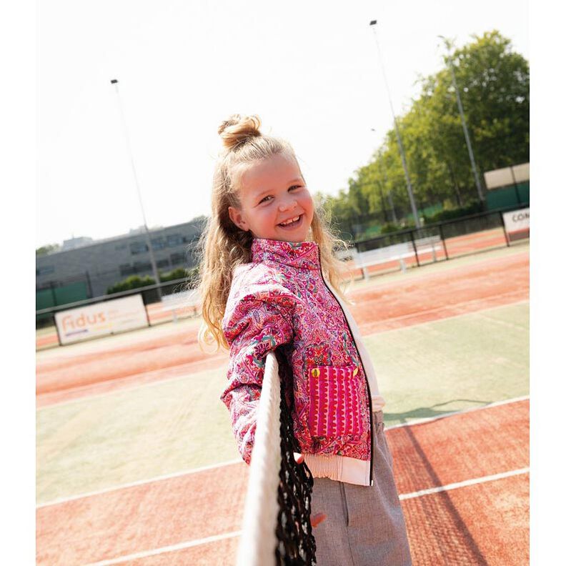 Tkanina pikowana Materiał dwustronny romby | Poppy Fabrics – niebieska lilia/kasztanowy brąz,  image number 7