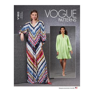 Vestido, Vogue 1803 | 32-40, 