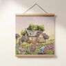 Panel dekoracyjny Gobelin romantyczny domek – jasnobeżowy/lawendowy,  thumbnail number 5