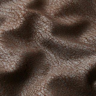 Tkanina tapicerska imitacja skóry Pamero – ciemny brąz, 