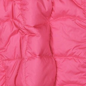 Tkanina pikowana faliste kwadraty – neonowy pink/neonowa zieleń, 