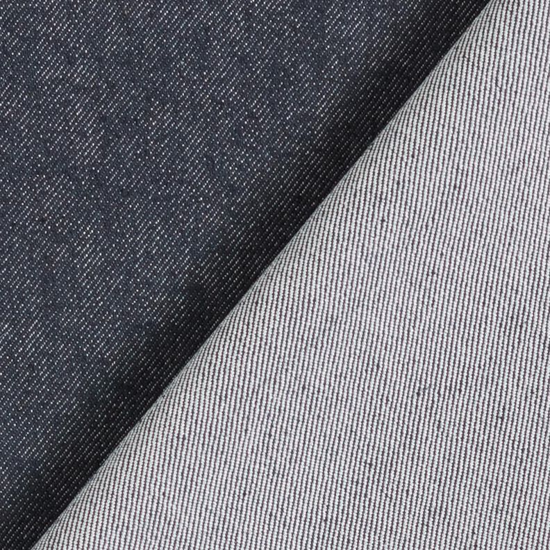 Denim strecz z mieszanki bawełny, średni – czarnoniebieski,  image number 3