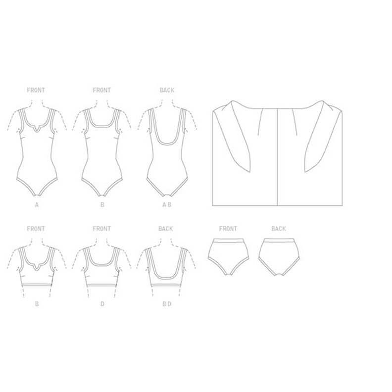 Bikini|Kostium kąpielowy, Butterick 4526|32 - 38,  image number 8