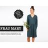 FRAU MARY – sukienka z dekoltem w szpic i marszczeniami w pasie, Studio Schnittreif  | XS -  XXL,  thumbnail number 1