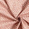 Tkanina bawełniana Kreton mały wzór w panterkę – kość słoniowa/miedź,  thumbnail number 3
