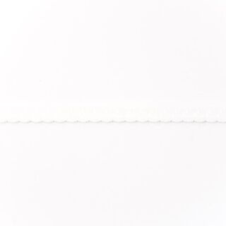 Elastyczna lamówka Koronka [12 mm] – biel, 