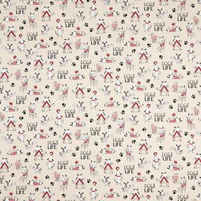 Half Panama z efektem lnu Dogs Life – naturalny, 