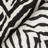 Tkanin dekoracyjna Żakard zebra – kość słoniowa/czerń,  thumbnail number 4