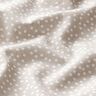 Tkanina bawełniana Kreton nieregularne kropki – piasek,  thumbnail number 2