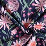 Popelina bawełniana duże kwiaty łąkowe nadruk cyfrowy | Poppy Fabrics – ciemnogranatowy,  thumbnail number 3