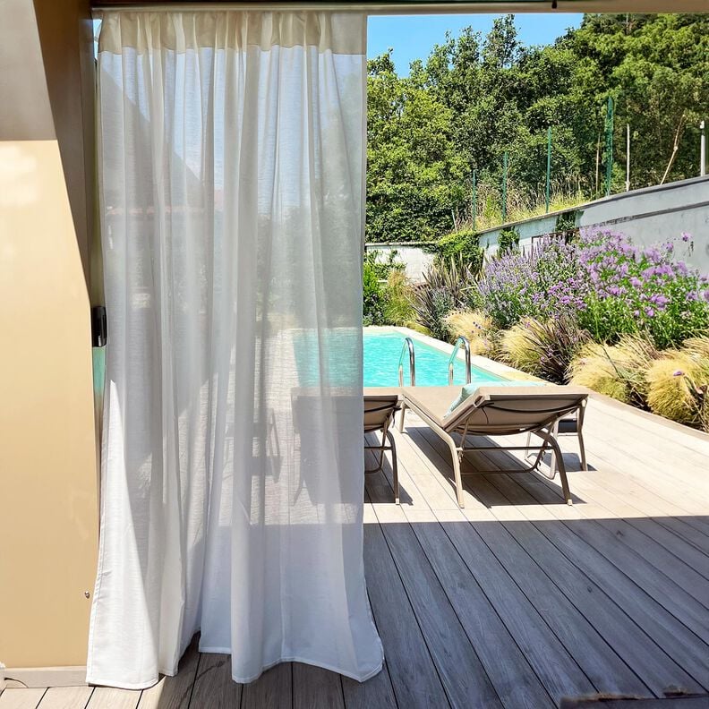 Outdoor Tkanina na firany Jednokol 315 cm &ndash; naturalny,  image number 6