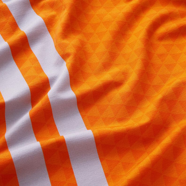 Dzianina dresowa pętelkowa French Terry Tkanina z bordiurą – Zostań budowlańcem –,  image number 2