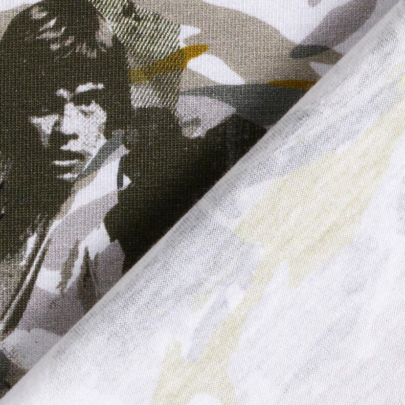 Dżersej bawełniany moro | Star Wars – mleczna biel,  image number 4