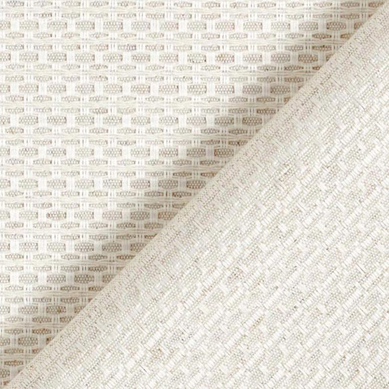 Tkanin dekoracyjna Żakard małe plastry miodu – jasnobeżowy,  image number 3