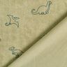 Dzianina frotte dinozaury – greige,  thumbnail number 4