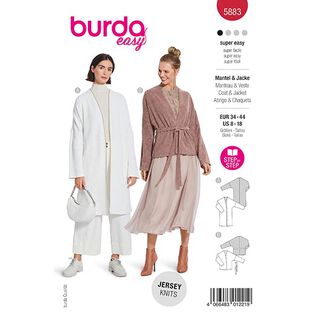 Kurtka / Płaszcz | Burda 5883 | 34-44, 