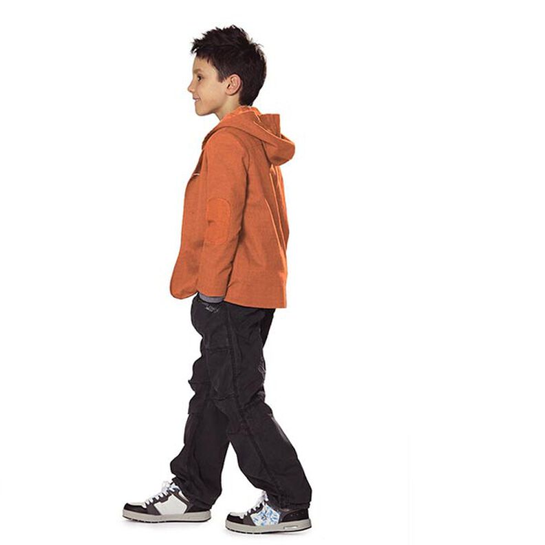 Lekka dresówka pętelkowa french terry jednokol. – brąz sarni,  image number 10