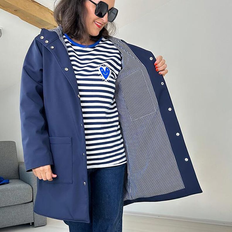 FRAU KARO – parka z podszewką, kapturem i naszywanymi kieszeniami, Studio Schnittreif | XS - XXL,  image number 12