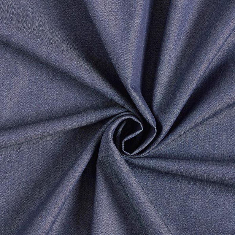 Tkanina bawełniana chambray przypominająca dżins – ciemnogranatowy,  image number 1