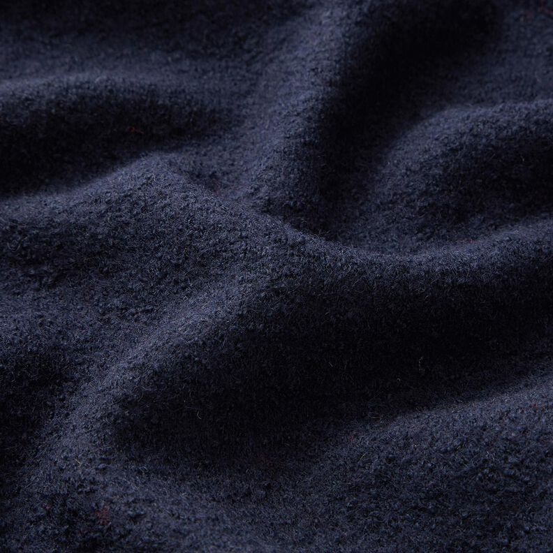 Lekka dzianina swetrowa z wełny z domieszką wiskozy – ciemnogranatowy,  image number 2