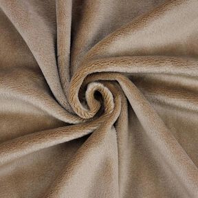 Tkanina pluszowa SuperSoft SHORTY [ 1 x 0,75 m | 1,5 mm ] - średni brąz | Kullaloo, 