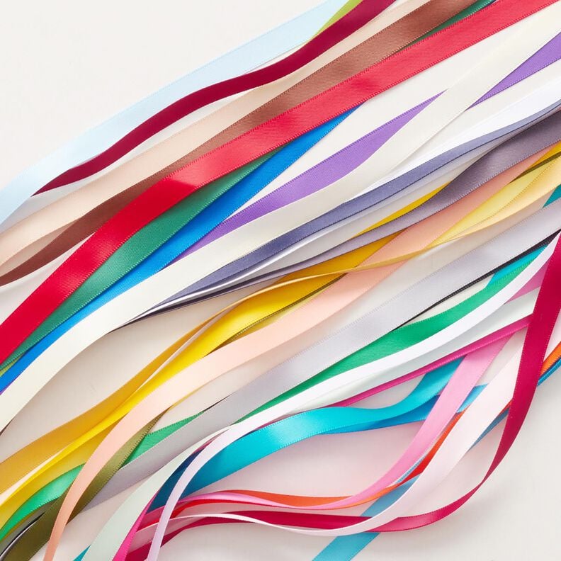 taśma satynowa [9 mm] – ciemny brąz,  image number 4