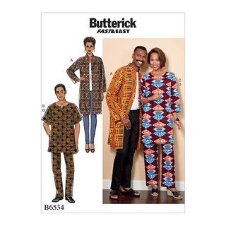 Płaszcz | Spodnie| Tunika, Butterick 6534 | 46 - 56, 