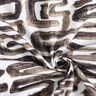Mieszanka bawełny w serpentynowe linie – biel,  thumbnail number 3